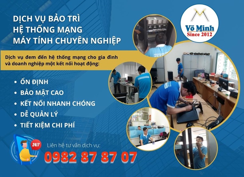 Dịch vụ bảo trì mạng máy tính